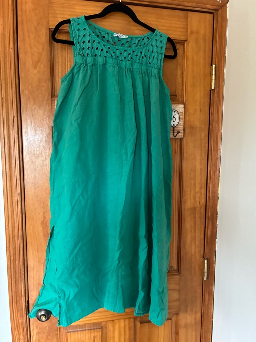 Vintage Allegra Masetti linen sundress